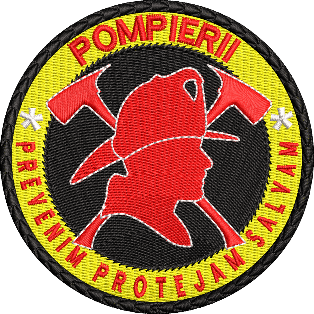 ECUSON / EMBLEMA - POMPIERII MILITARI 